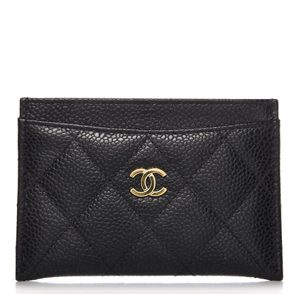 Chanel Caviar Quilted Card Holder Black 1 of 8