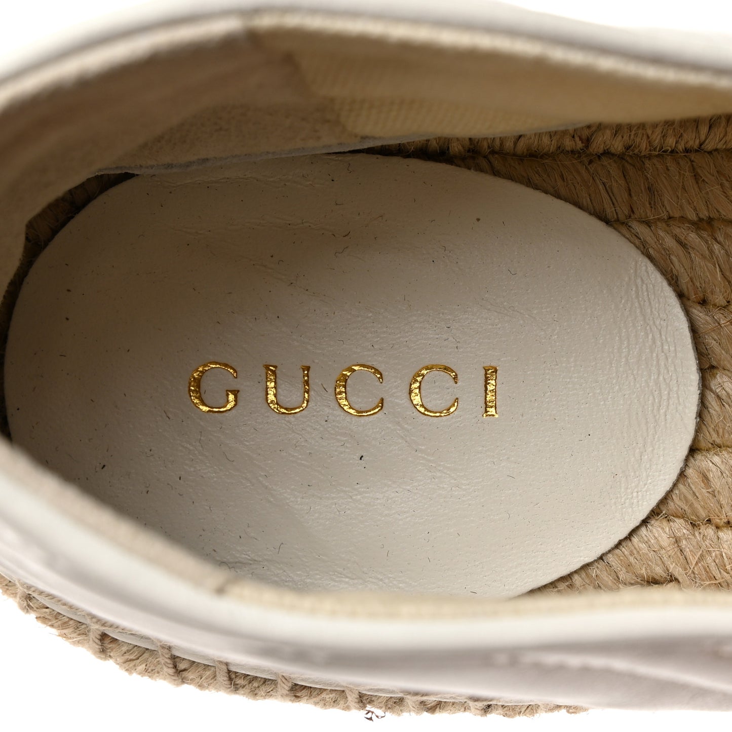 Nappa Matelasse GG Marmont Espadrilles 39 Great White