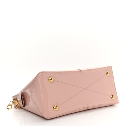 Louis Vuitton Patent Calfskin Miroir Tote Rose Ballerine 4 of 12