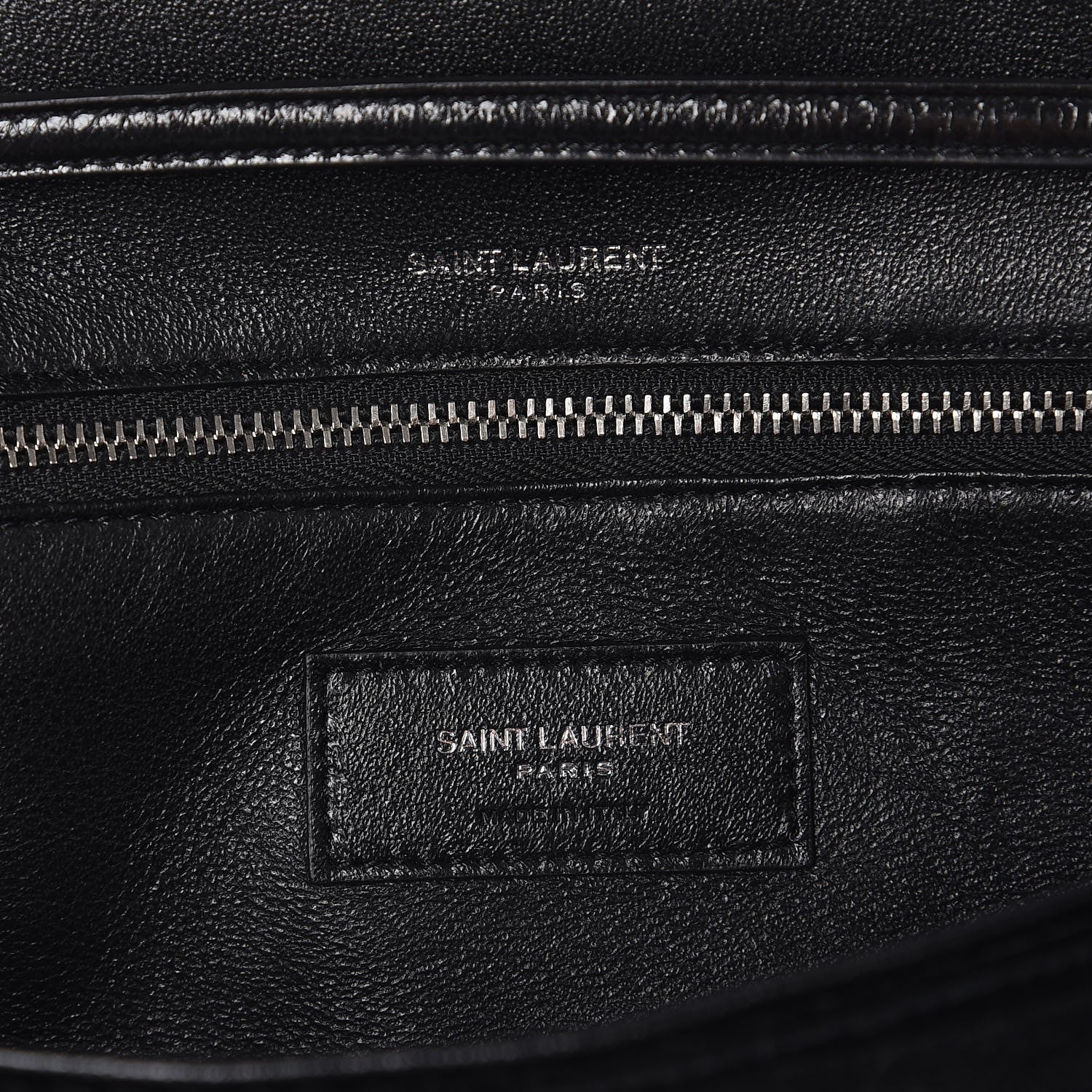 Saint Laurent Velvet Crystal Fetiche Clutch Nero Black 6 of 8