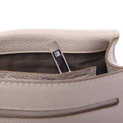 Chloe Calfskin Mini Marcie Round Crossbody Bag Abstract White 7 of 10