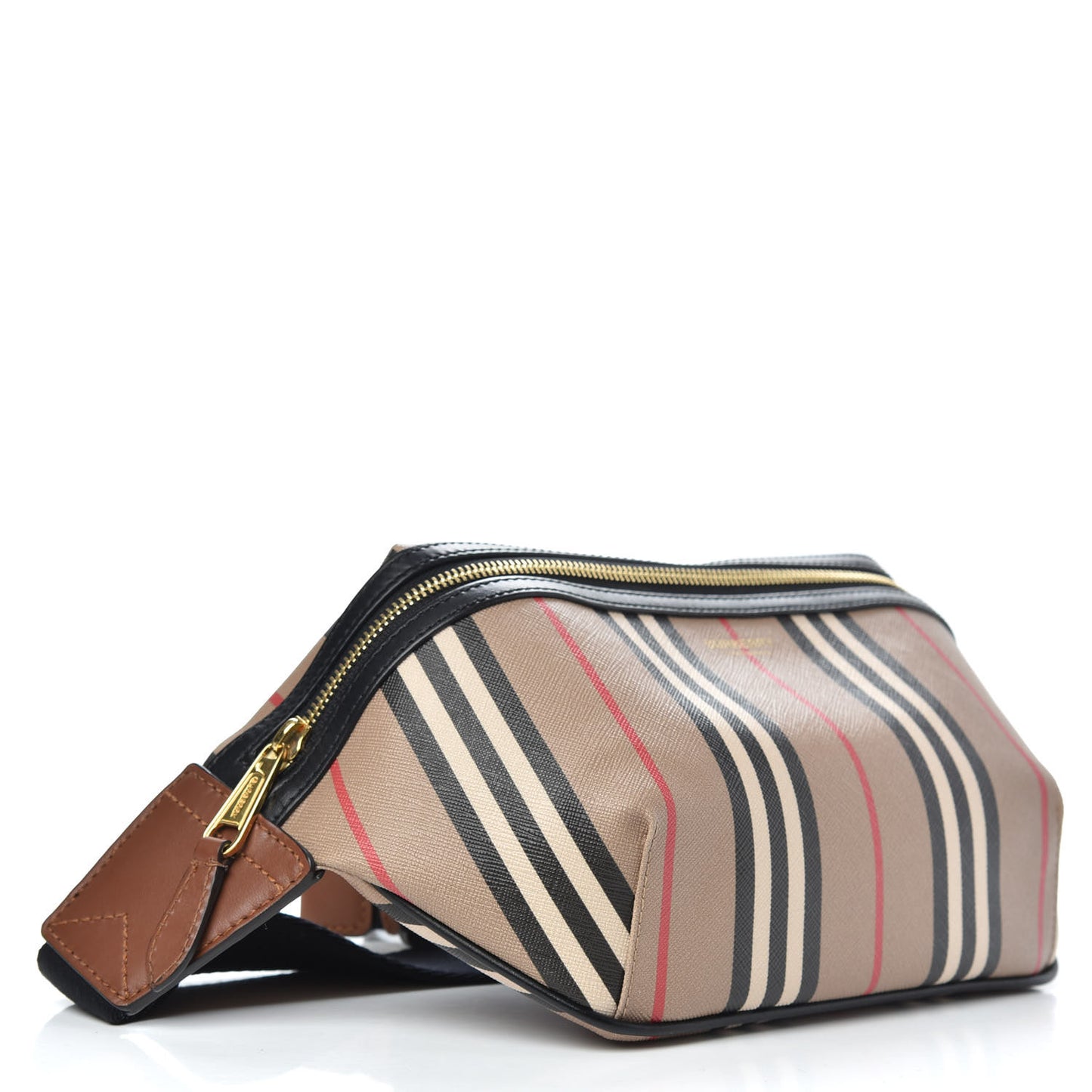 E-Canvas Icon Stripe Sonny Bum Bag Archive Beige