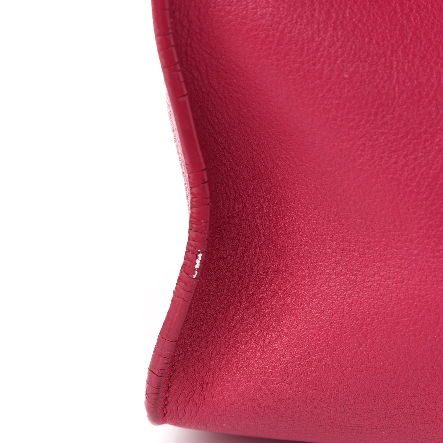 Saint Laurent Calfskin Small Classic Y Cabas Fuchsia 9 of 9