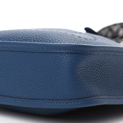 Hermes Taurillon Maurice Zigzag Evelyne TPM Bleu Black White Deep Bleu 11 of 12