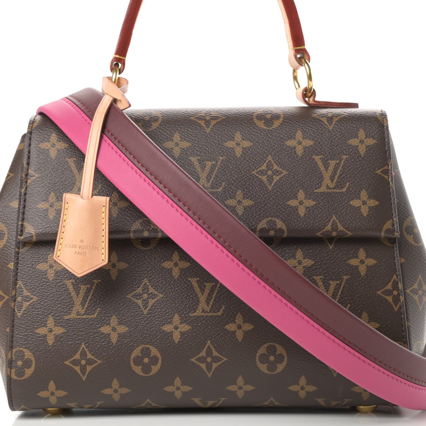 Monogram Cluny BB Bordeaux Fuchsia