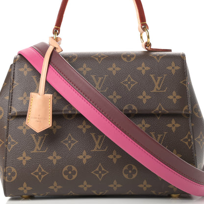 Louis Vuitton Monogram Cluny BB Bordeaux Fuchsia 8 of 13