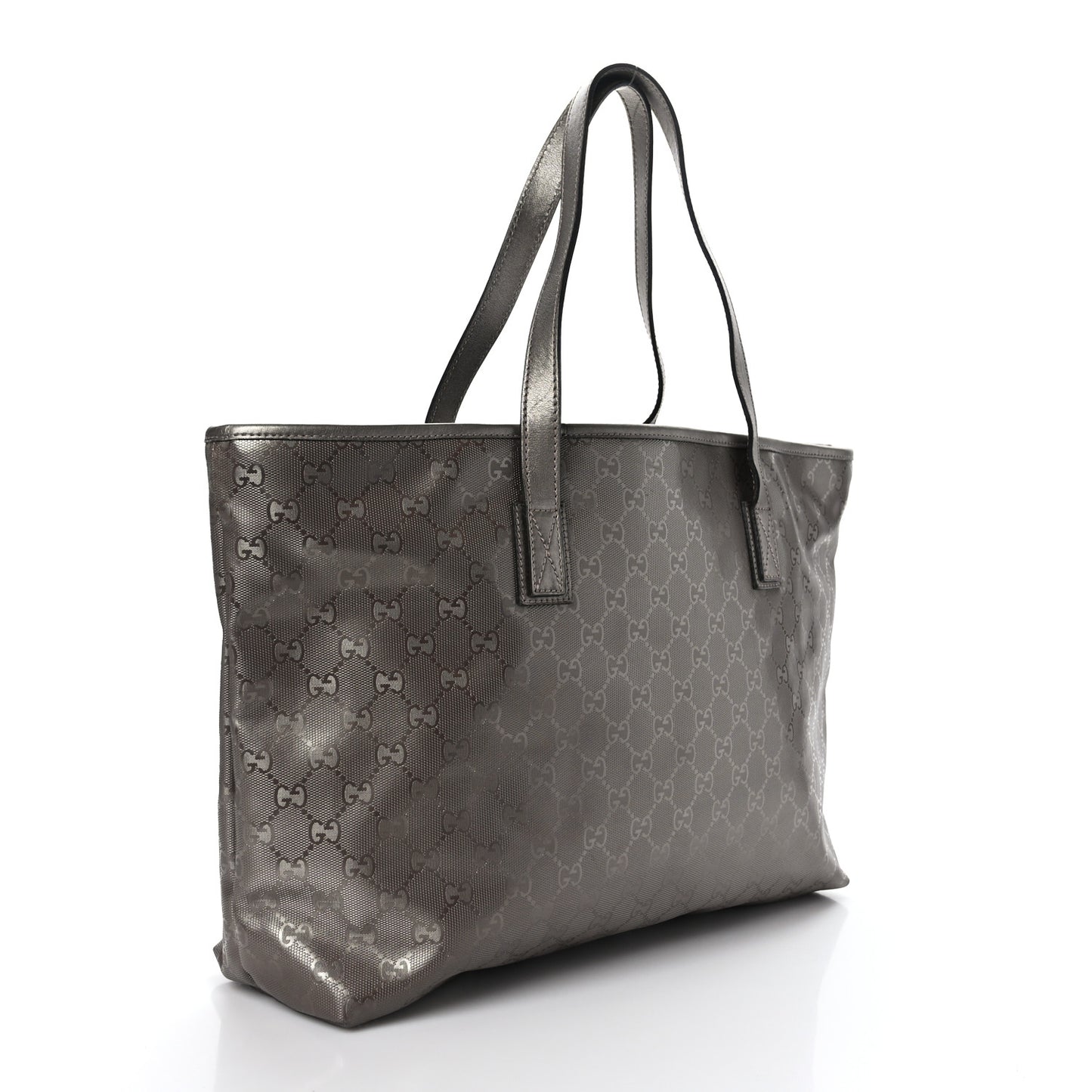 Imprime Monogram Medium Zippered Shopping Tote Mauve