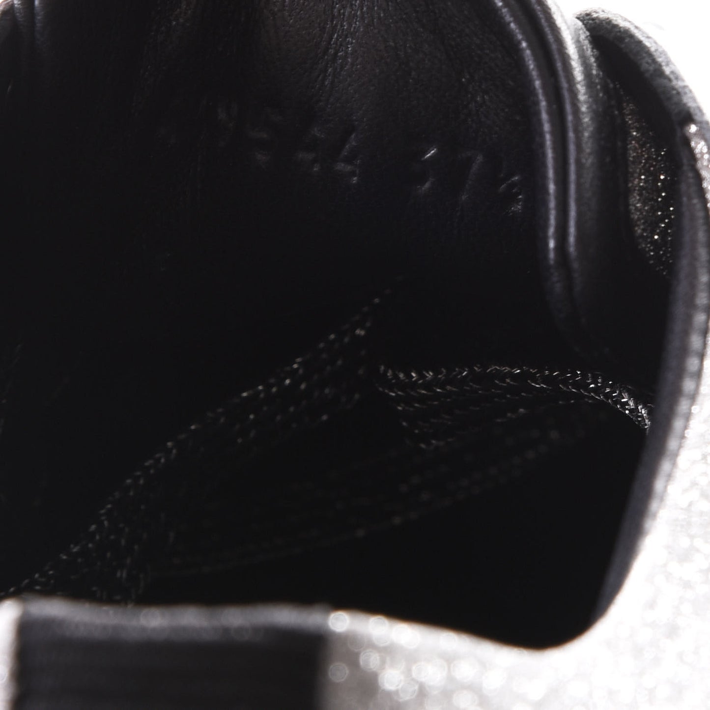 Glitter Fabric Studded Web Sneakers 37.5 Silver