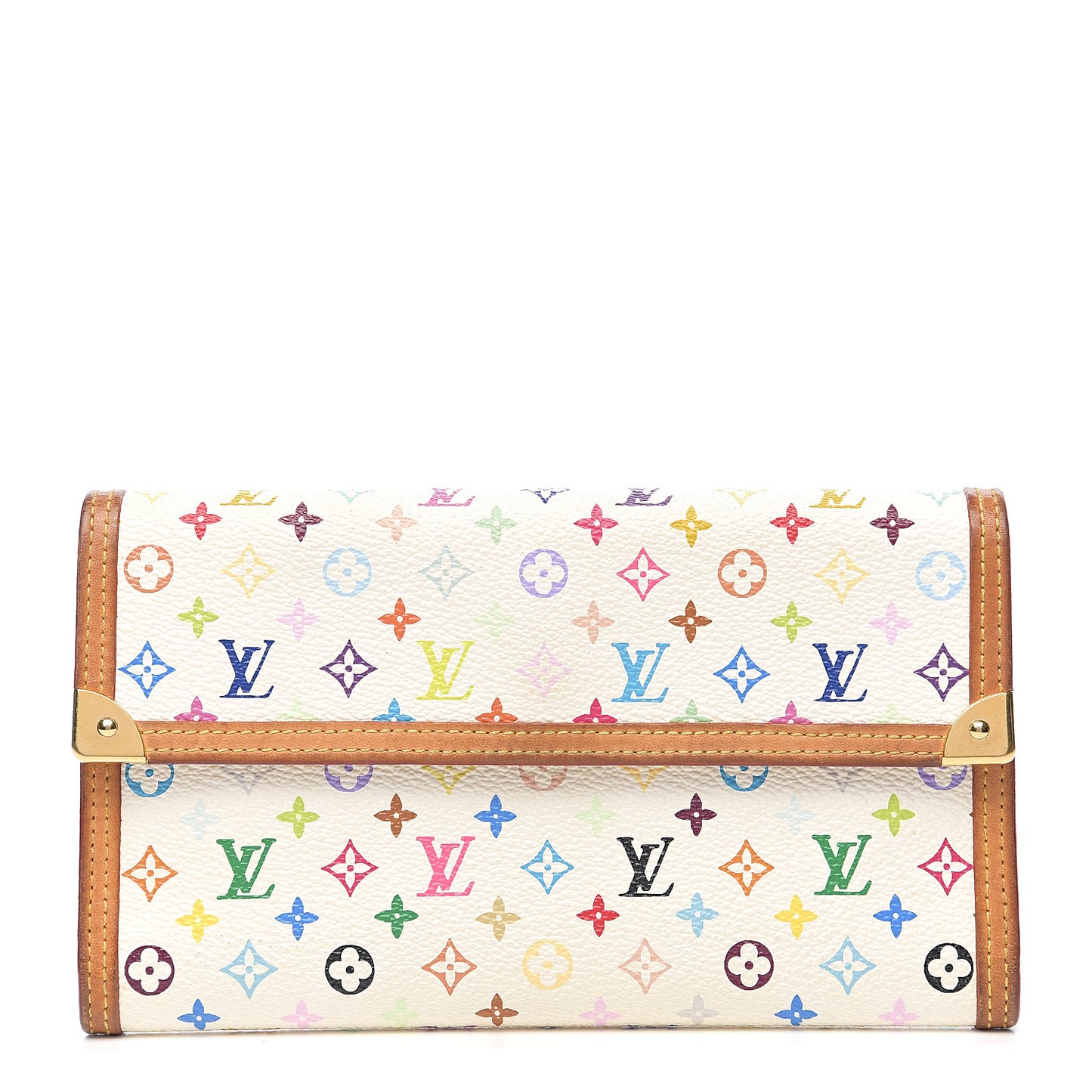 Monogram Multicolor Porte Tresor International Wallet White