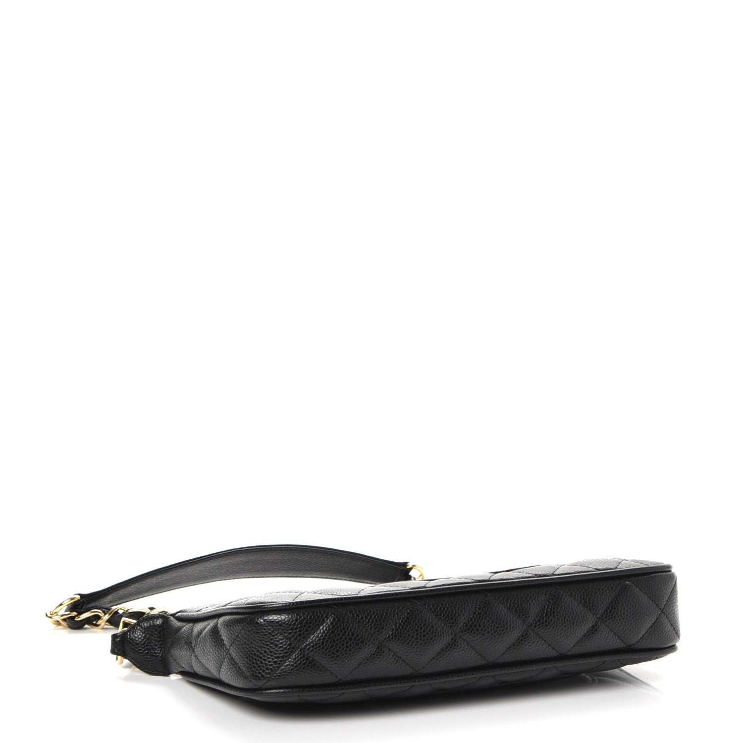 Chanel Caviar Quilted Pochette Black 4 of 8