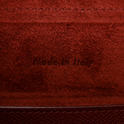 Celine Baby Grained Calfskin Micro Belt Bag Ruby 7 of 10