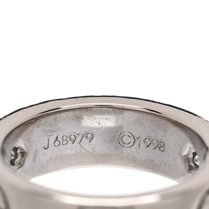 Cartier 18K White Gold 3 Diamond 5.5mm LOVE Ring 46 3.75 5 of 6