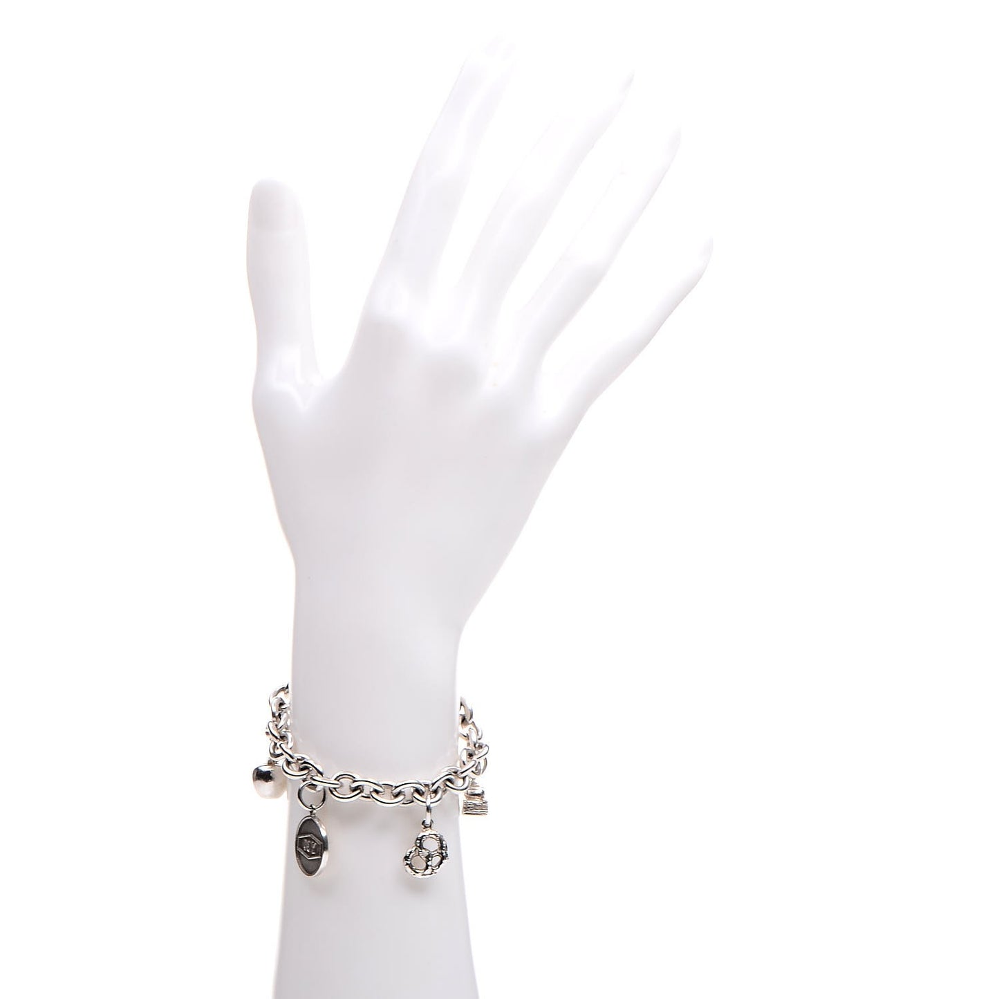 Sterling Silver New York Manhattan Charm Bracelet