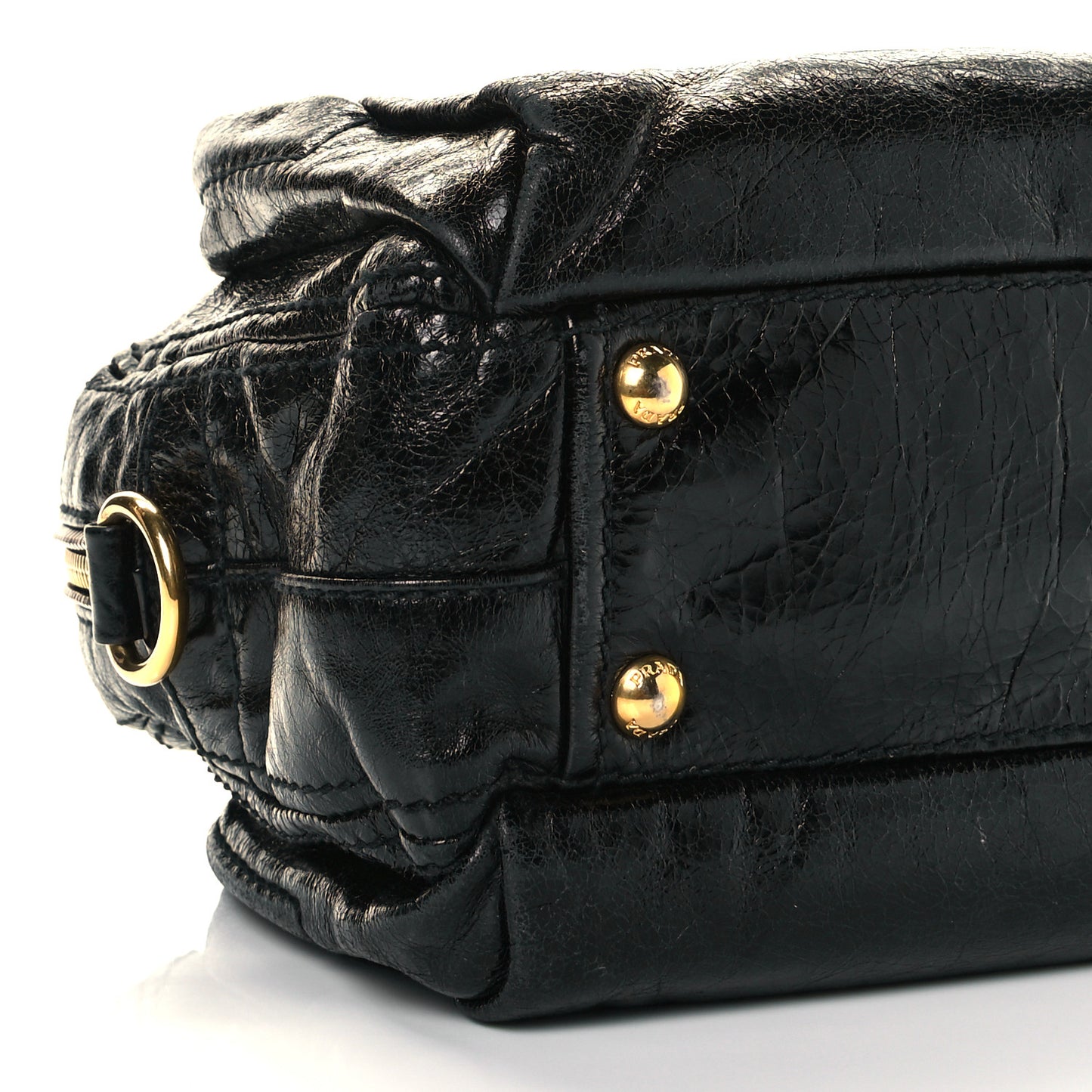 Glace Calf Tote Black