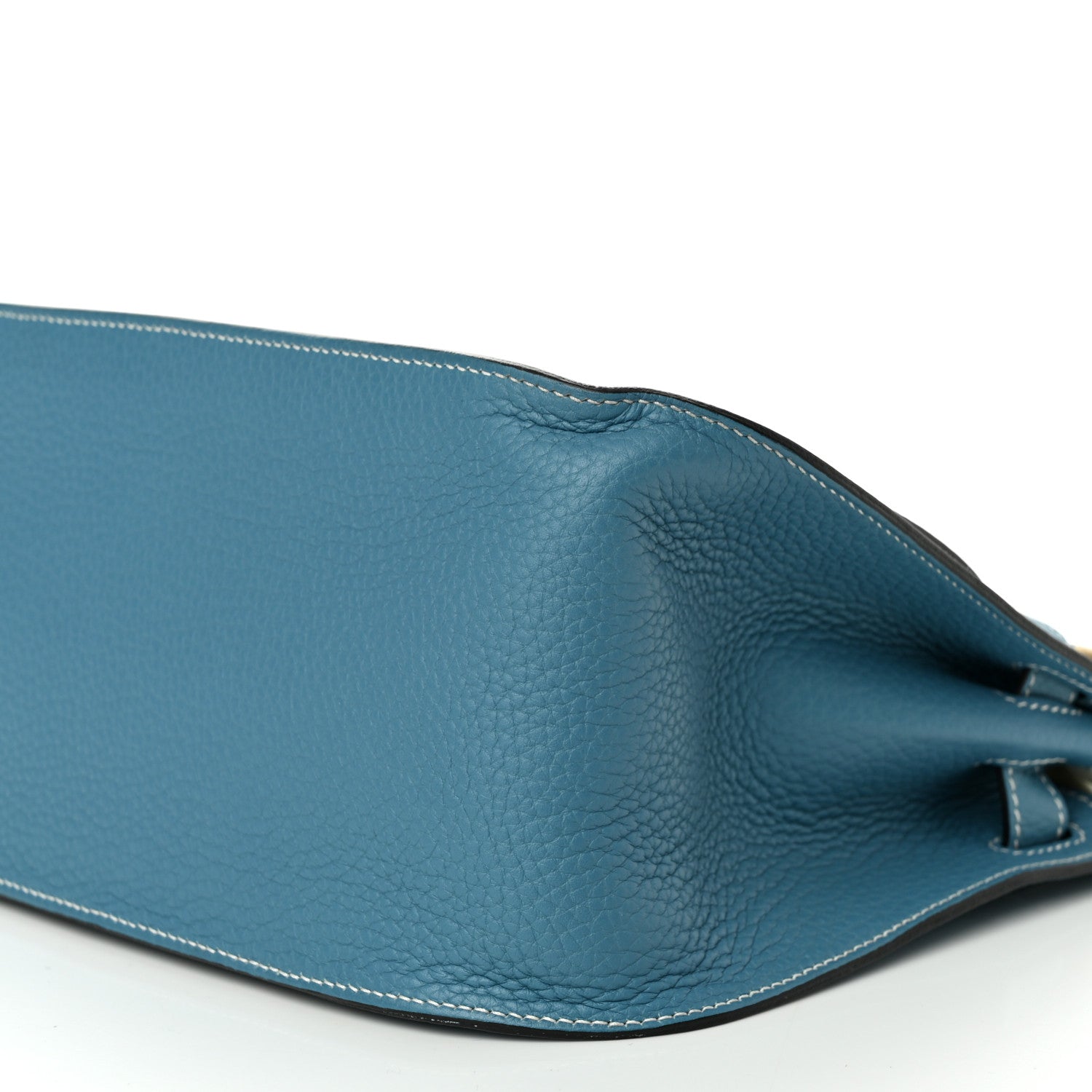 Hermes Taurillon Clemence Jypsiere 28 Blue Jean 11 of 14