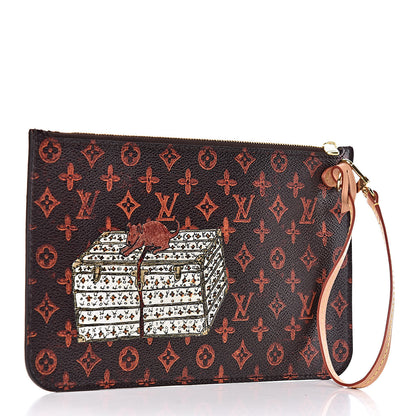 Louis Vuitton Catogram Neverfull MM GM Pochette Marron 3 of 7