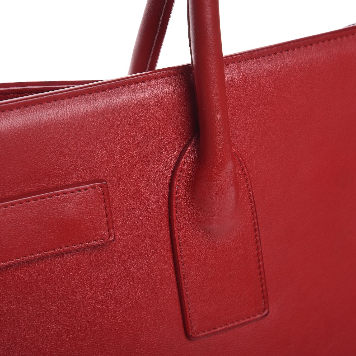 Saint Laurent Calfskin Large Sac de Jour Carryall Rouge Orient 10 of 22