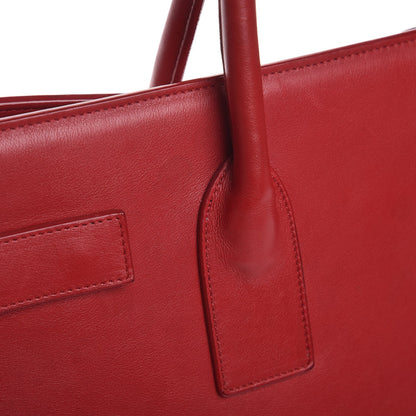 Saint Laurent Calfskin Large Sac de Jour Carryall Rouge Orient 10 of 22