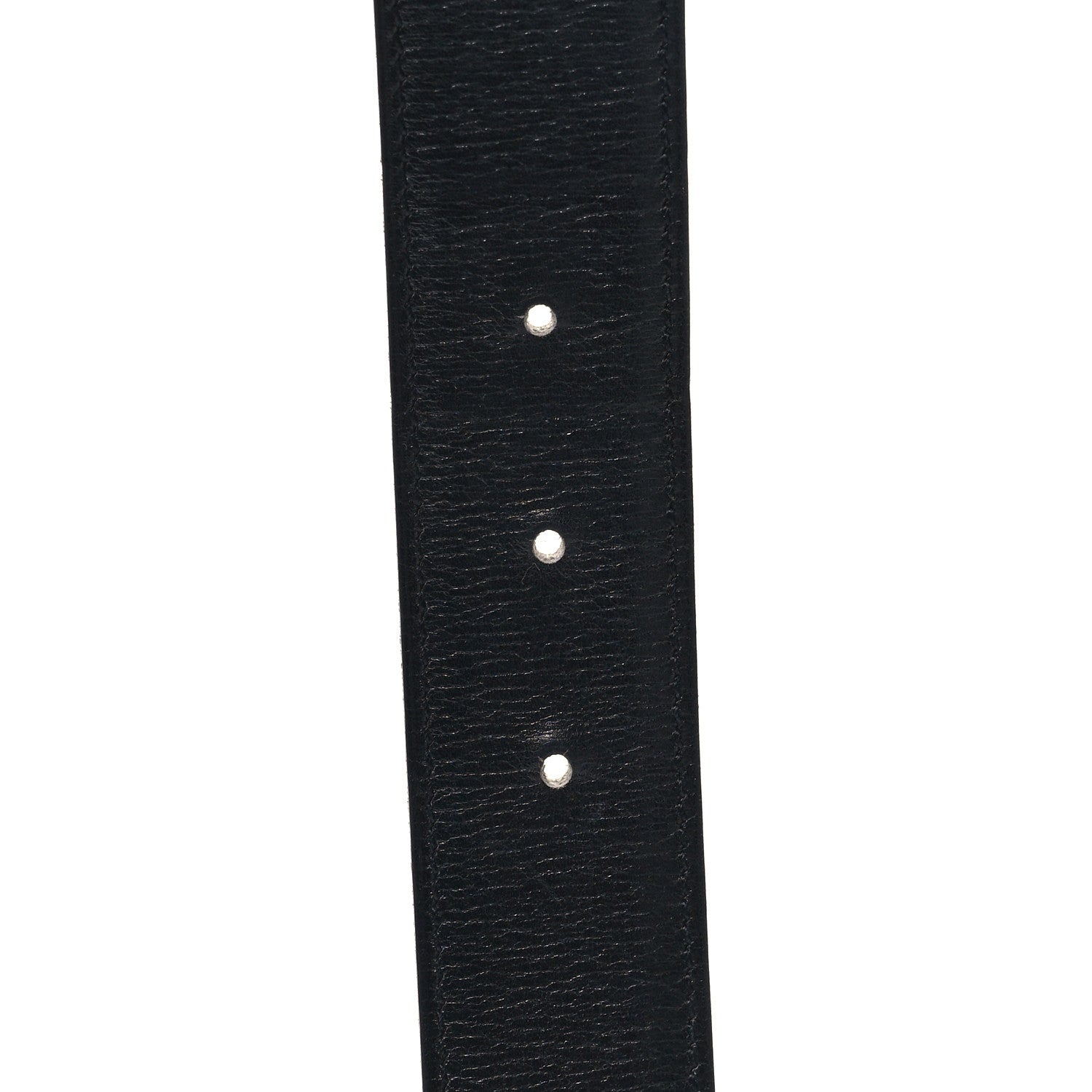 Hermes Box Courchevel 32mm H Belt 65 Black Gold 7 of 10