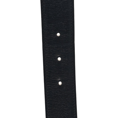 Hermes Box Courchevel 32mm H Belt 65 Black Gold 7 of 10