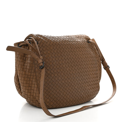 Bottega Veneta Nappa Intrecciato Messenger Bag Light Brown 3 of 11