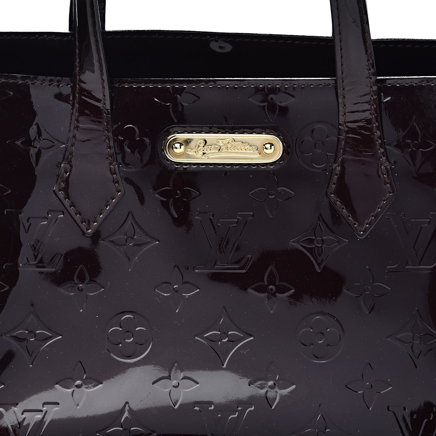Louis Vuitton Vernis Wilshire PM Amarante 10 of 10