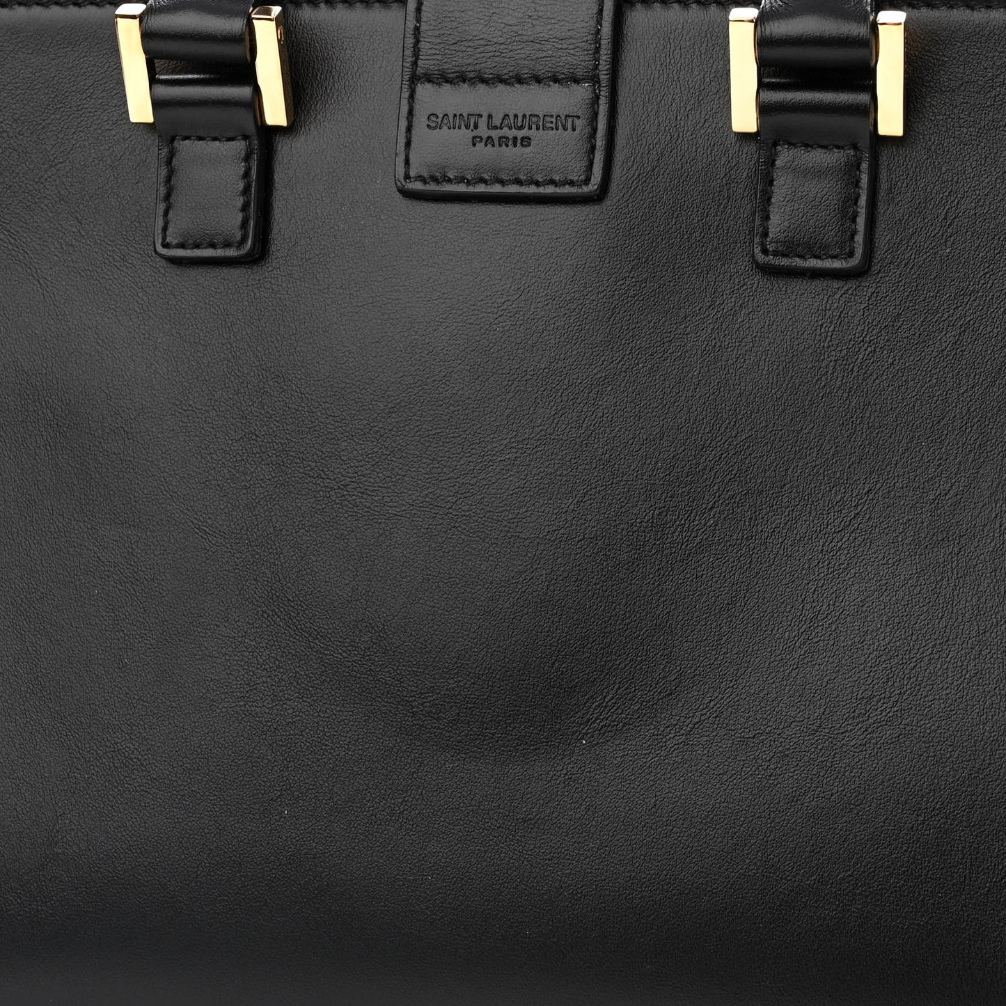 Calfskin Monogram Baby Cabas Black
