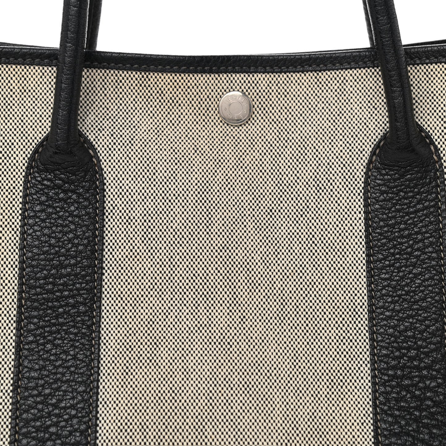 Toile Buffle Skipper Garden Party 36 MM Tote Black