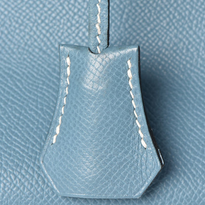 Hermes Epsom Birkin 30 Blue Jean 20 of 34