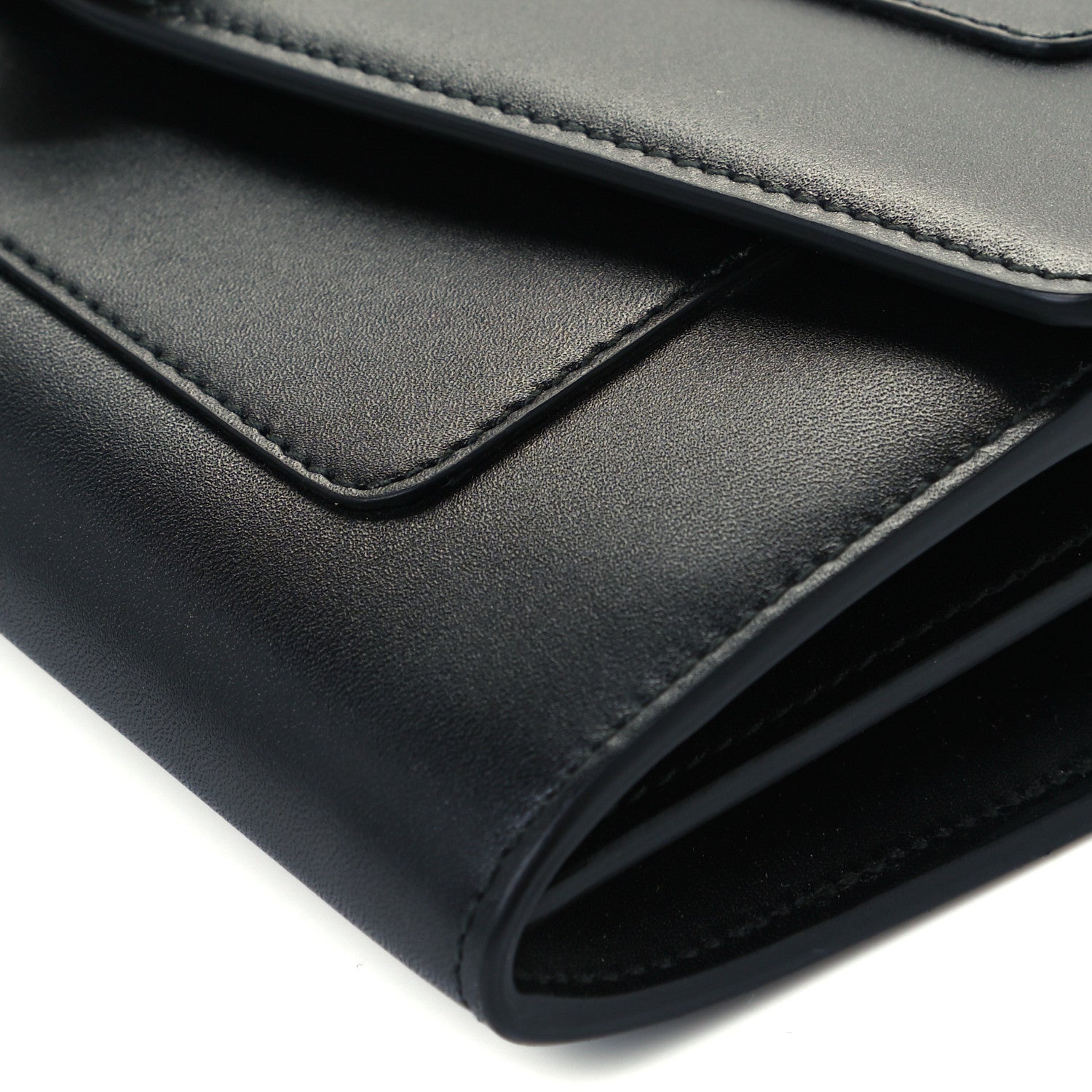 Bulgari Calfskin Serpenti Forever Chain Wallet Black 11 of 12