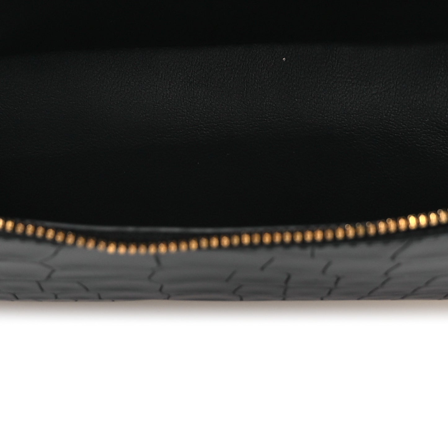 Glazed Alligator L19 Extra Pocket Pouch Black