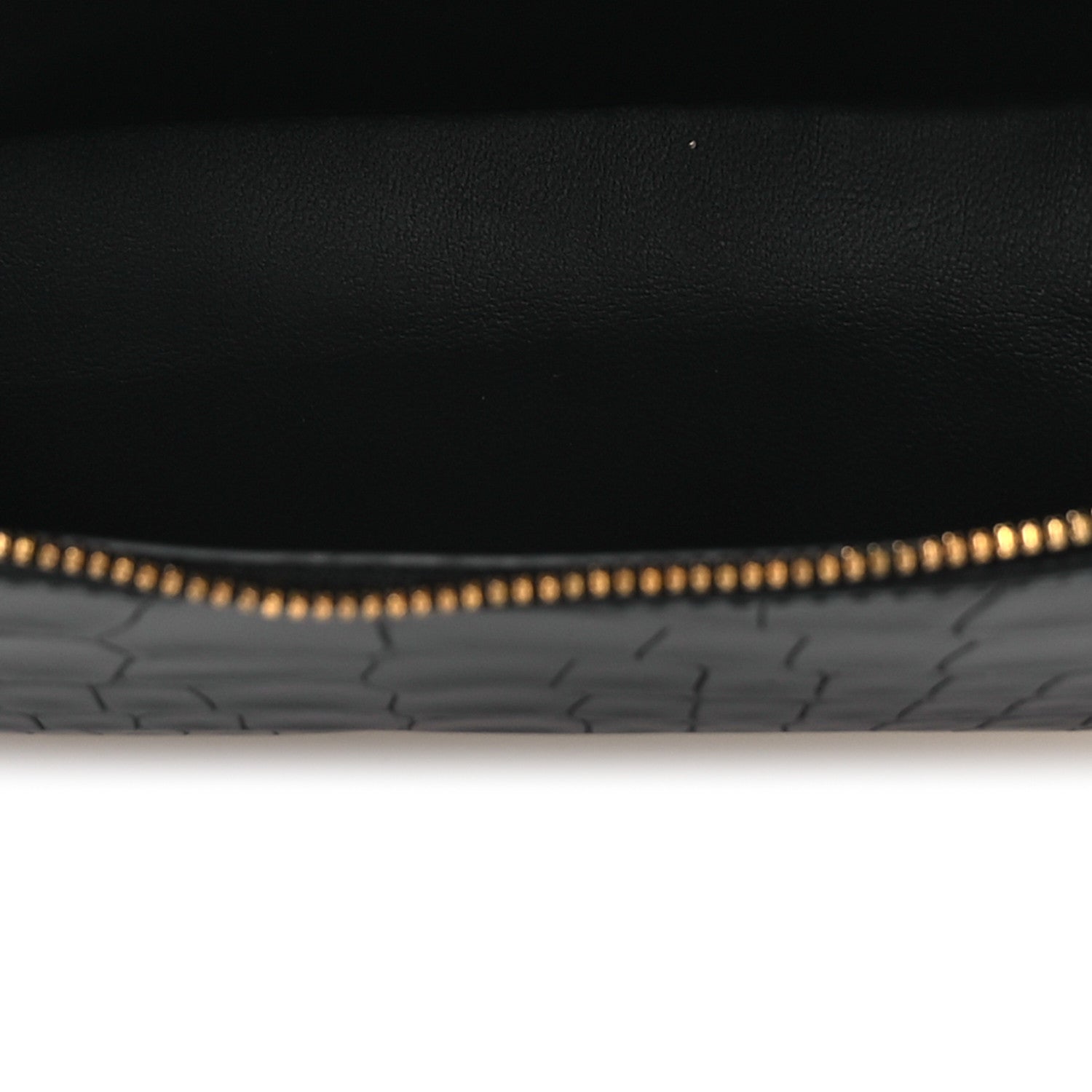 Loro Piana Glazed Alligator L19 Extra Pocket Pouch Black 5 of 10