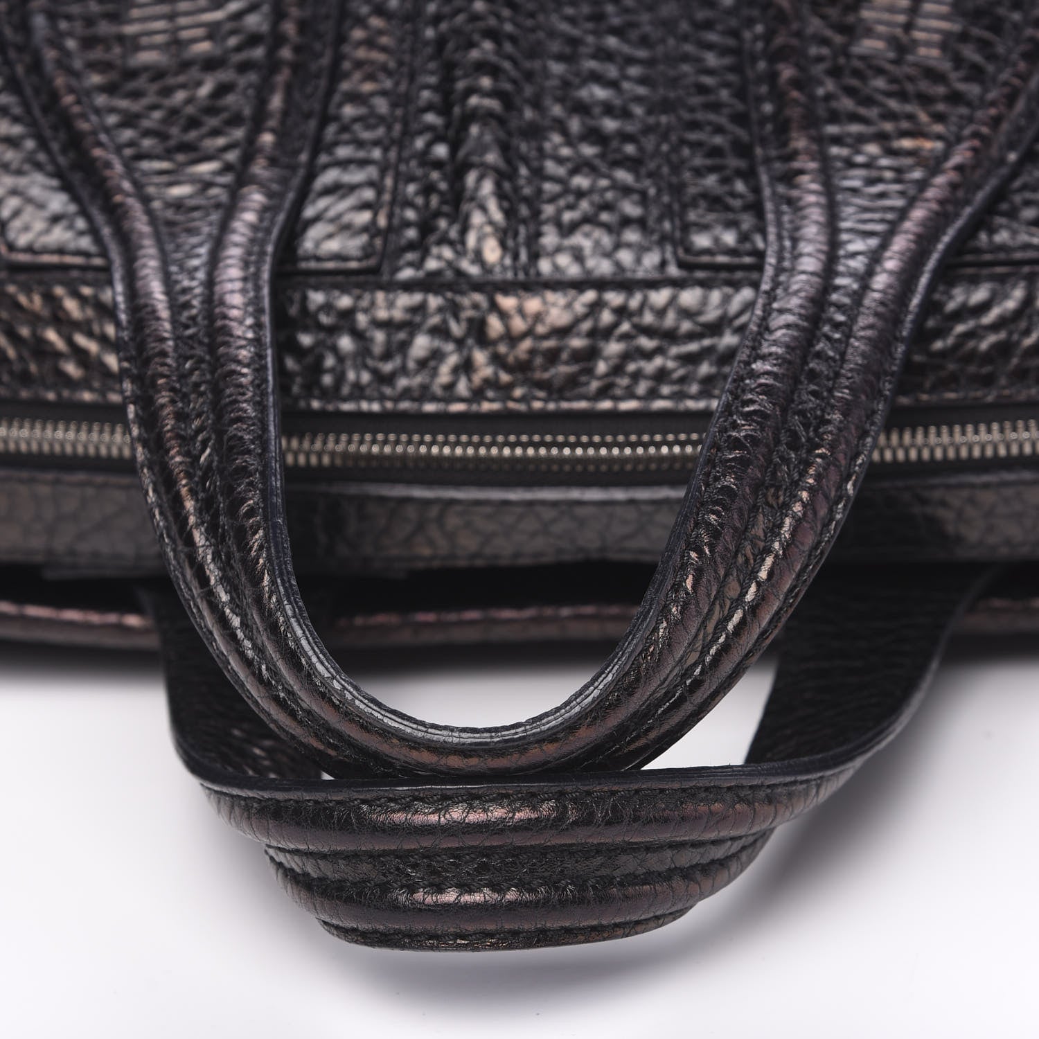 Givenchy Glazed Pebbled Calfskin Large Nightingale Black 7 of 11