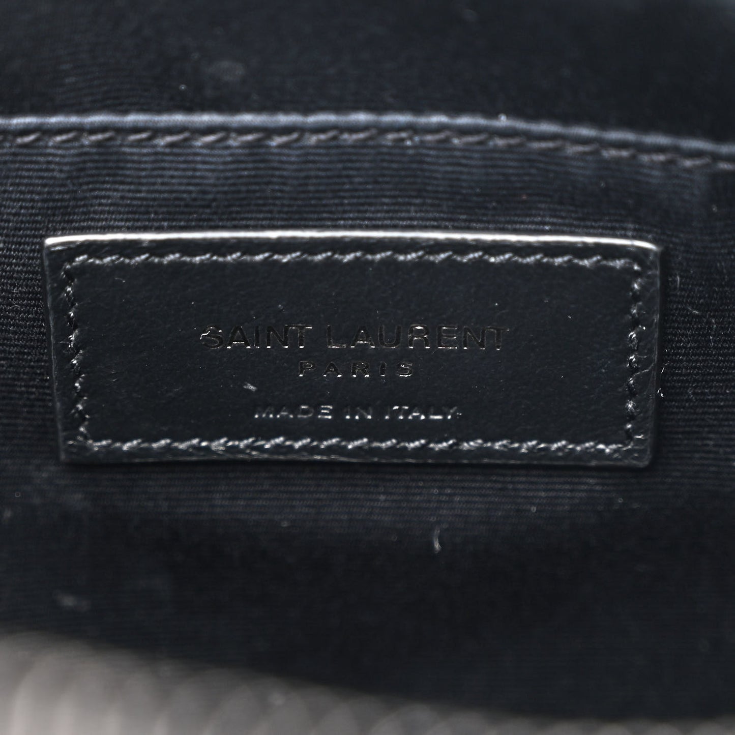 Calfskin Matelasse Monogram Monochrome Lou Camera Bag Black