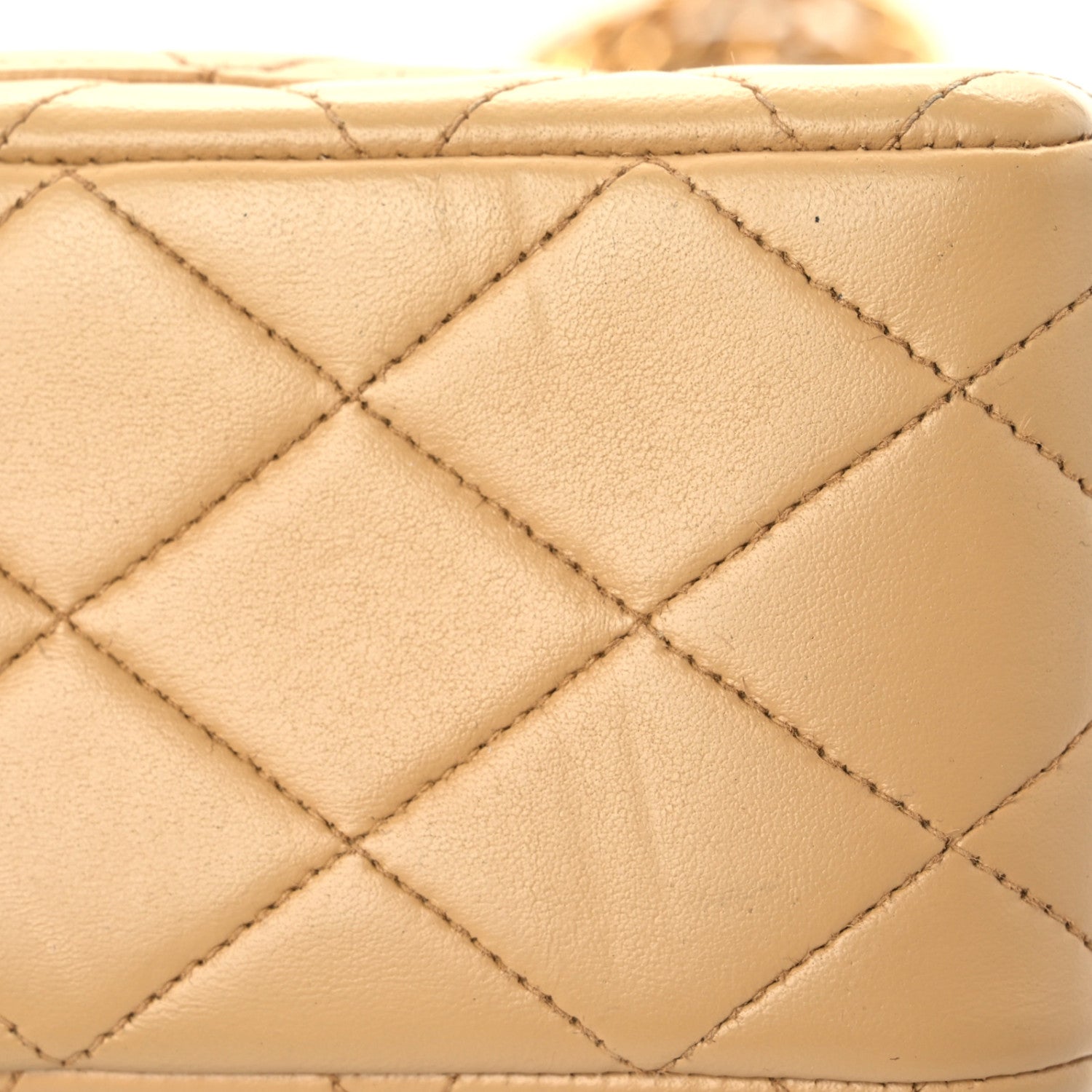 Chanel Lambskin Quilted Small Double Flap Beige 10 of 19