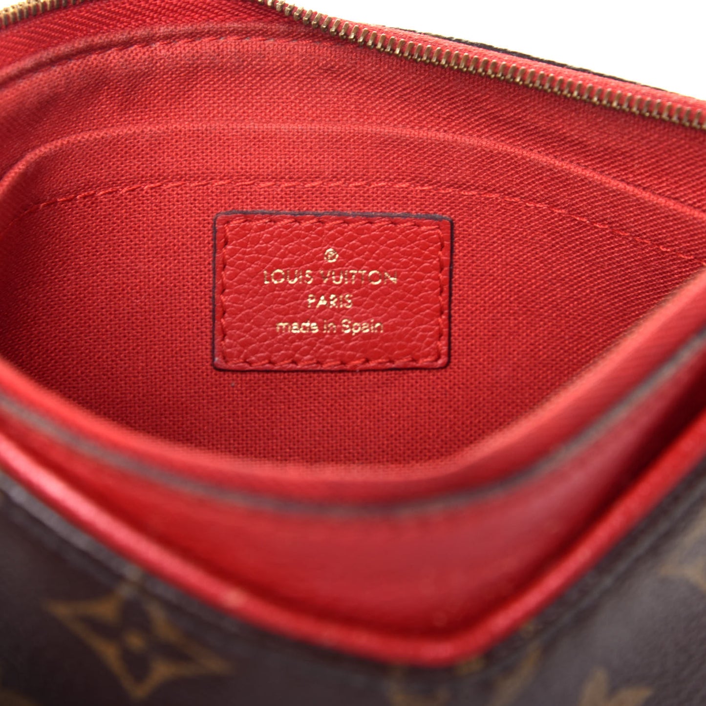 Monogram Pallas Clutch Cherry