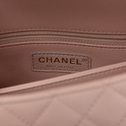 Chanel Caviar Quilted Mini Coco Handle Flap Light Pink 8 of 11