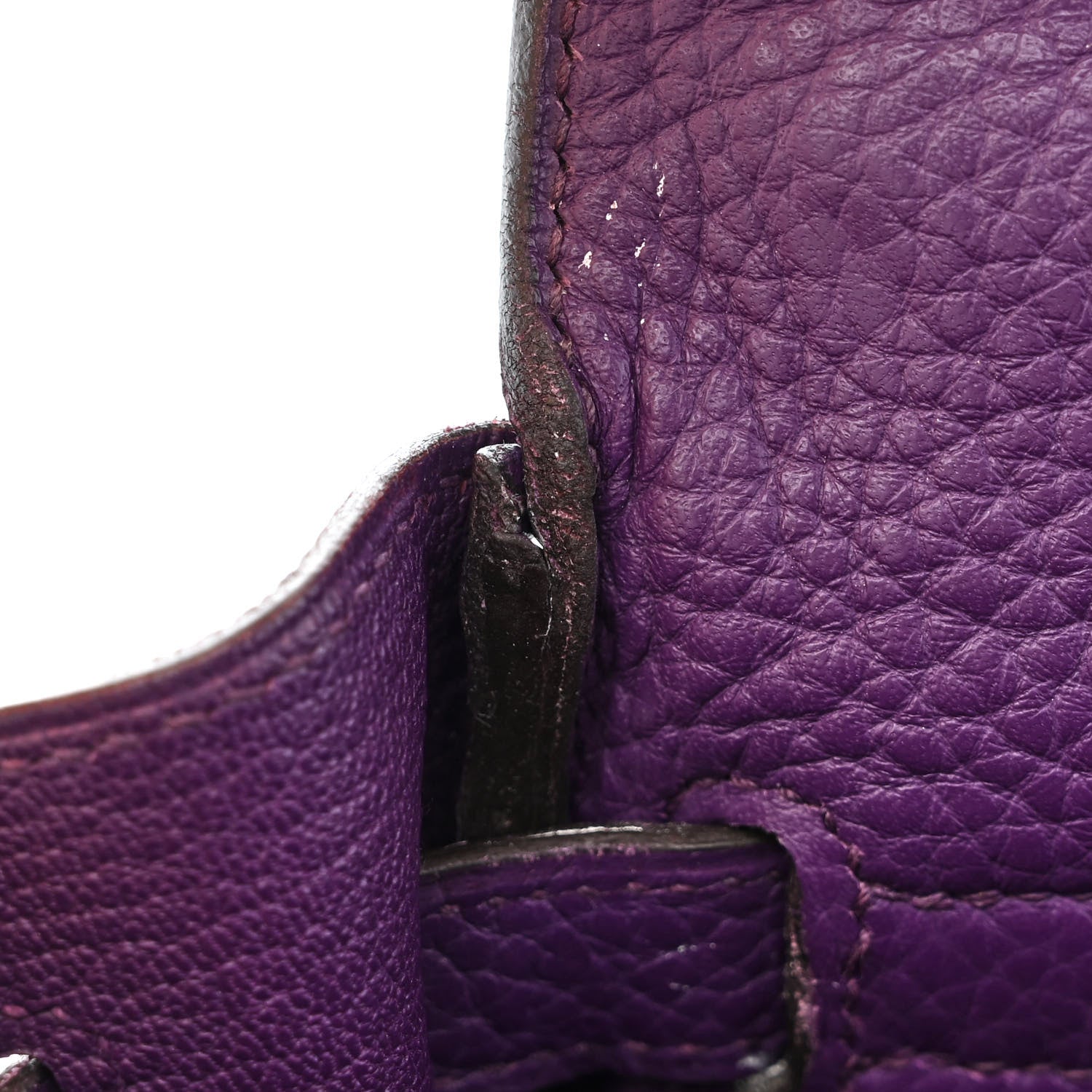 Hermes Taurillon Clemence Kelly Retourne 32 Ultraviolet 12 of 19