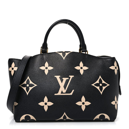 Louis Vuitton Empreinte Monogram Giant Petit Palais Black Beige 1 of 9