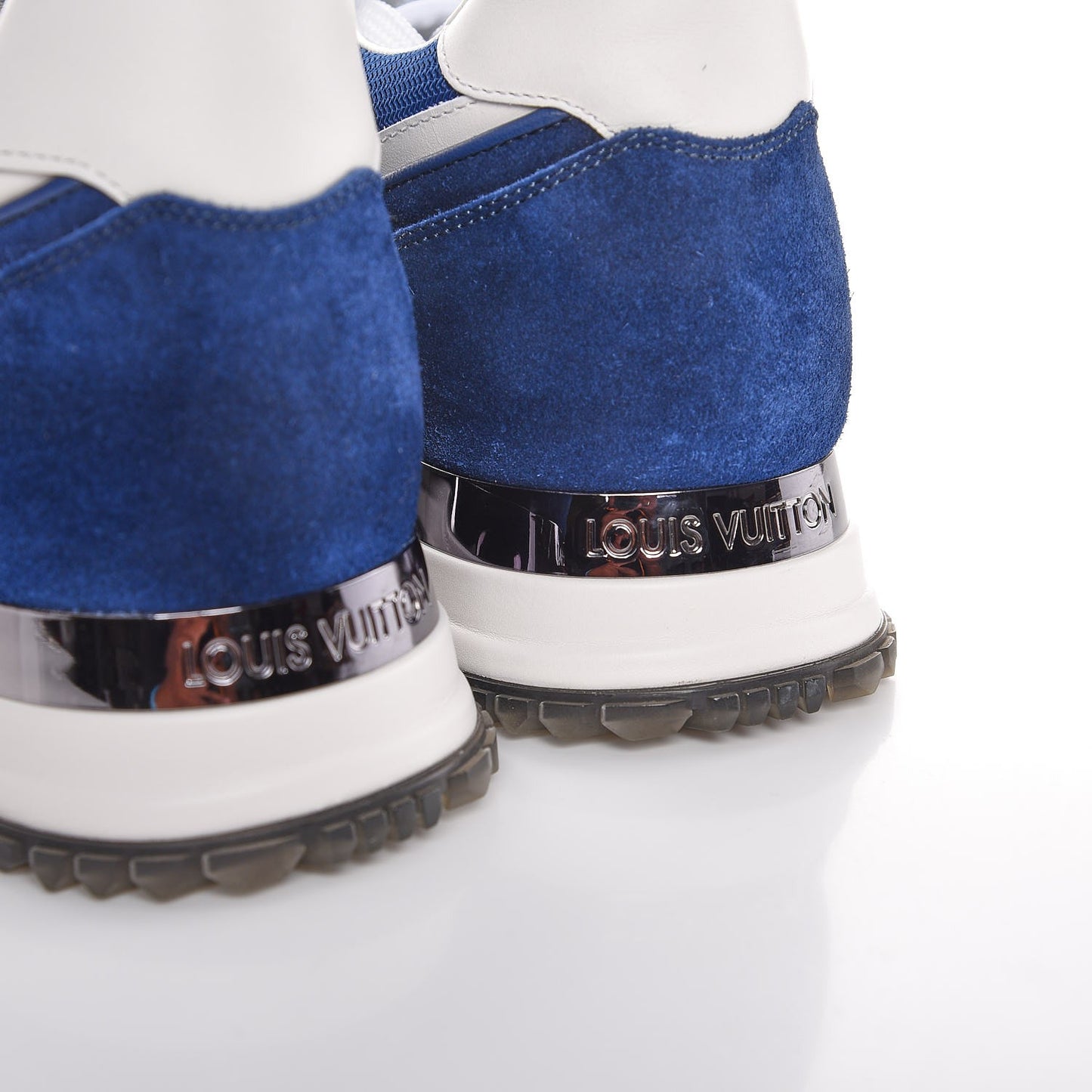 Suede Run Away Sneakers 35.5 Blue