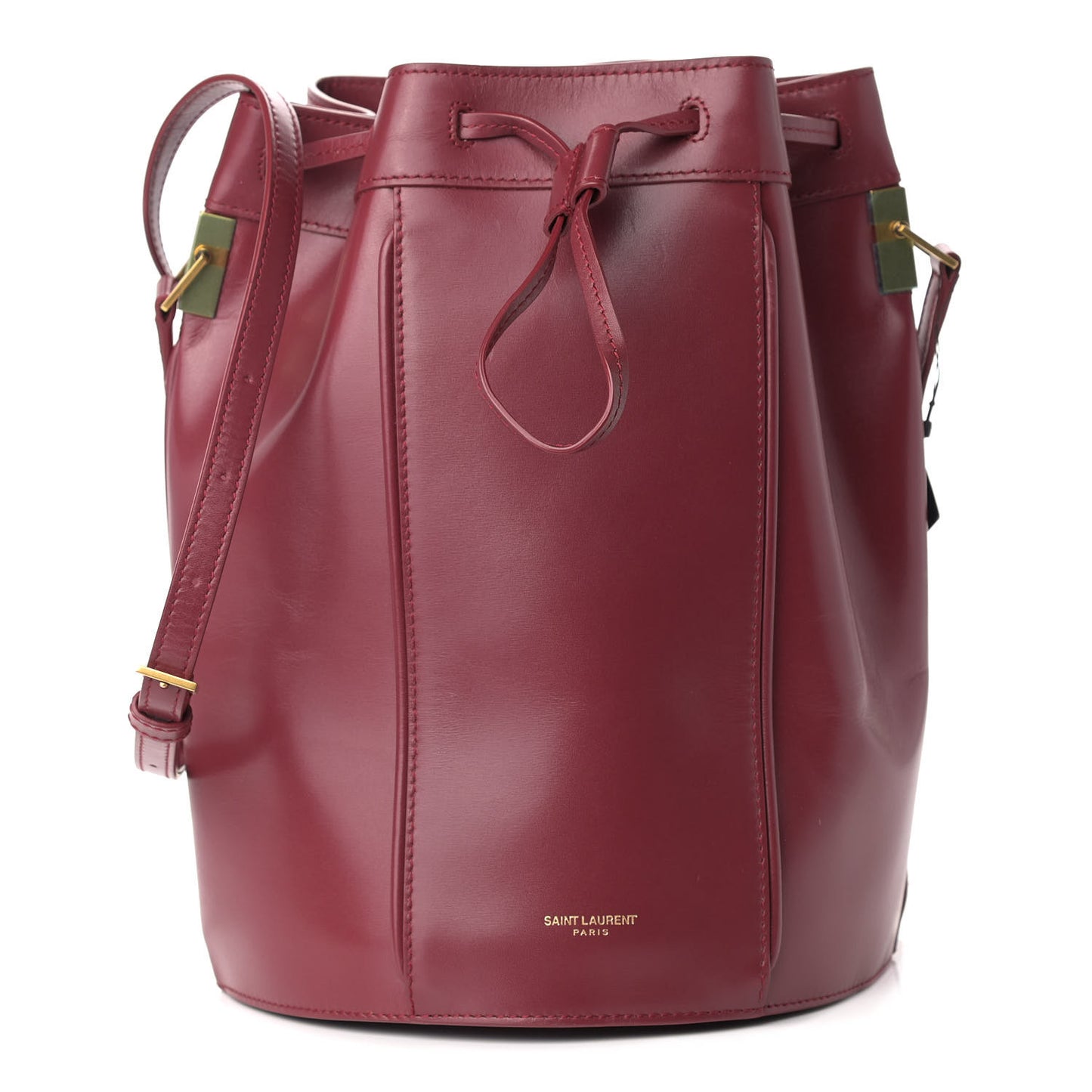 Smooth Calfskin Medium Talitha Bucket Bag Amaretto