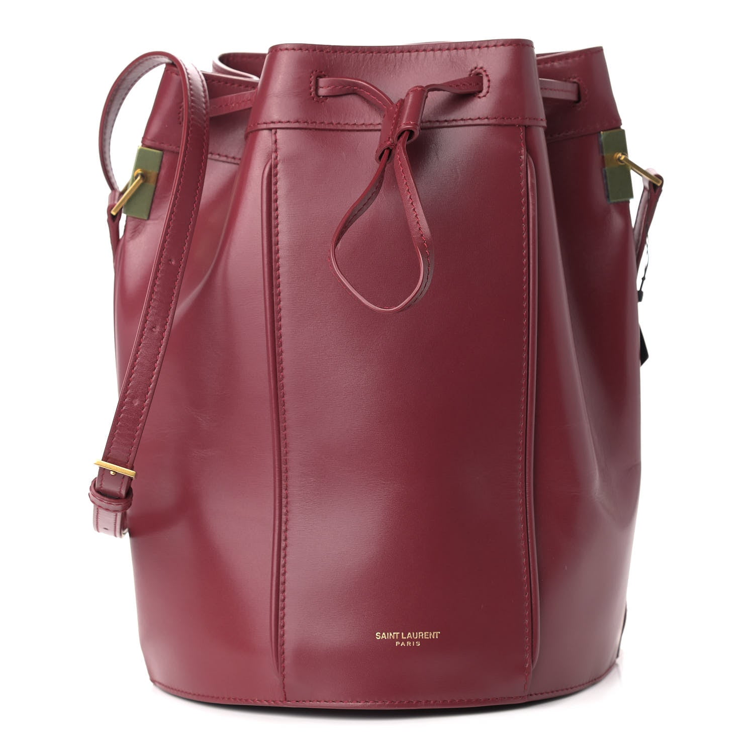 Saint Laurent Smooth Calfskin Medium Talitha Bucket Bag Amaretto 1 of 9