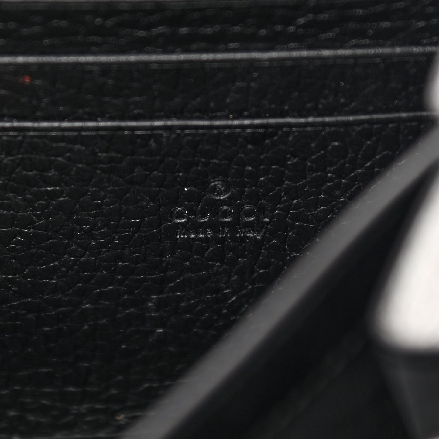 Calfskin Mini Dionysus Chain Wallet Black