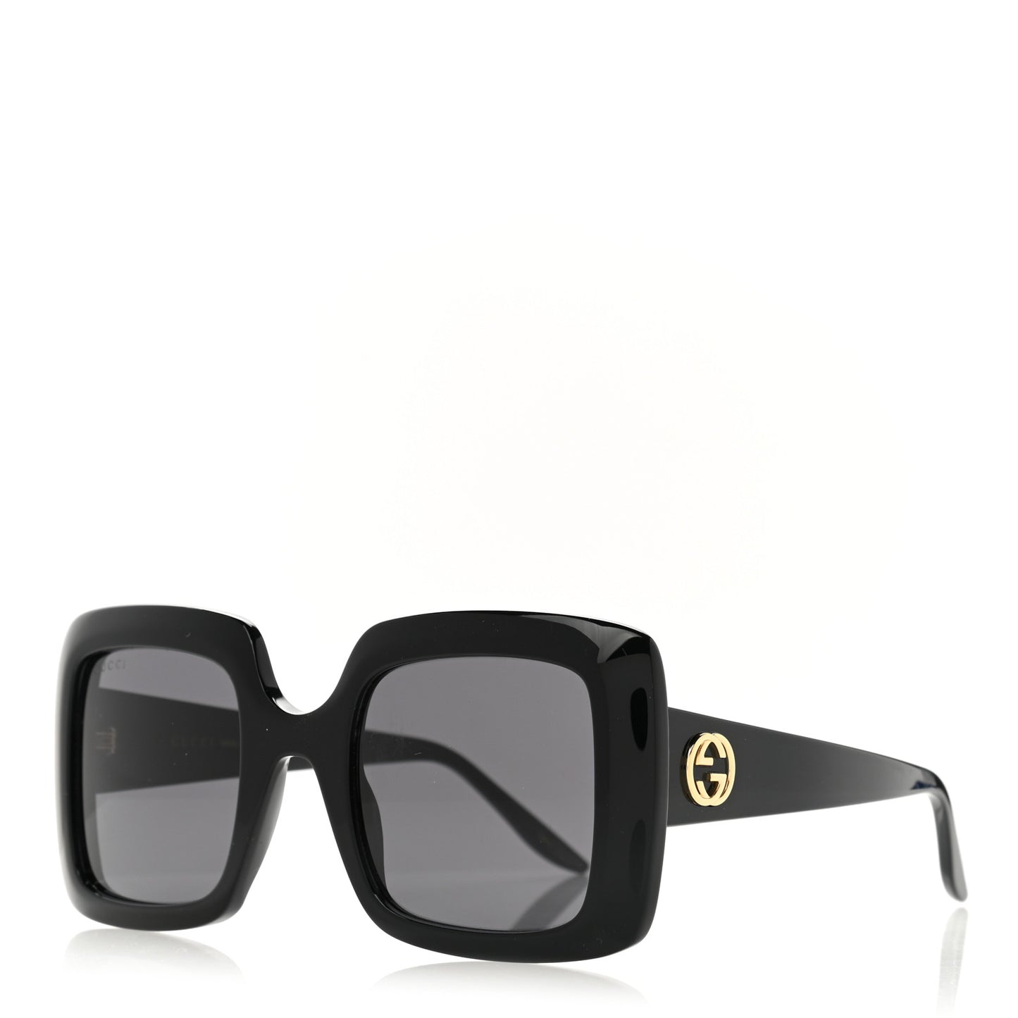 Acetate Square Frame Sunglasses GG0053S Black