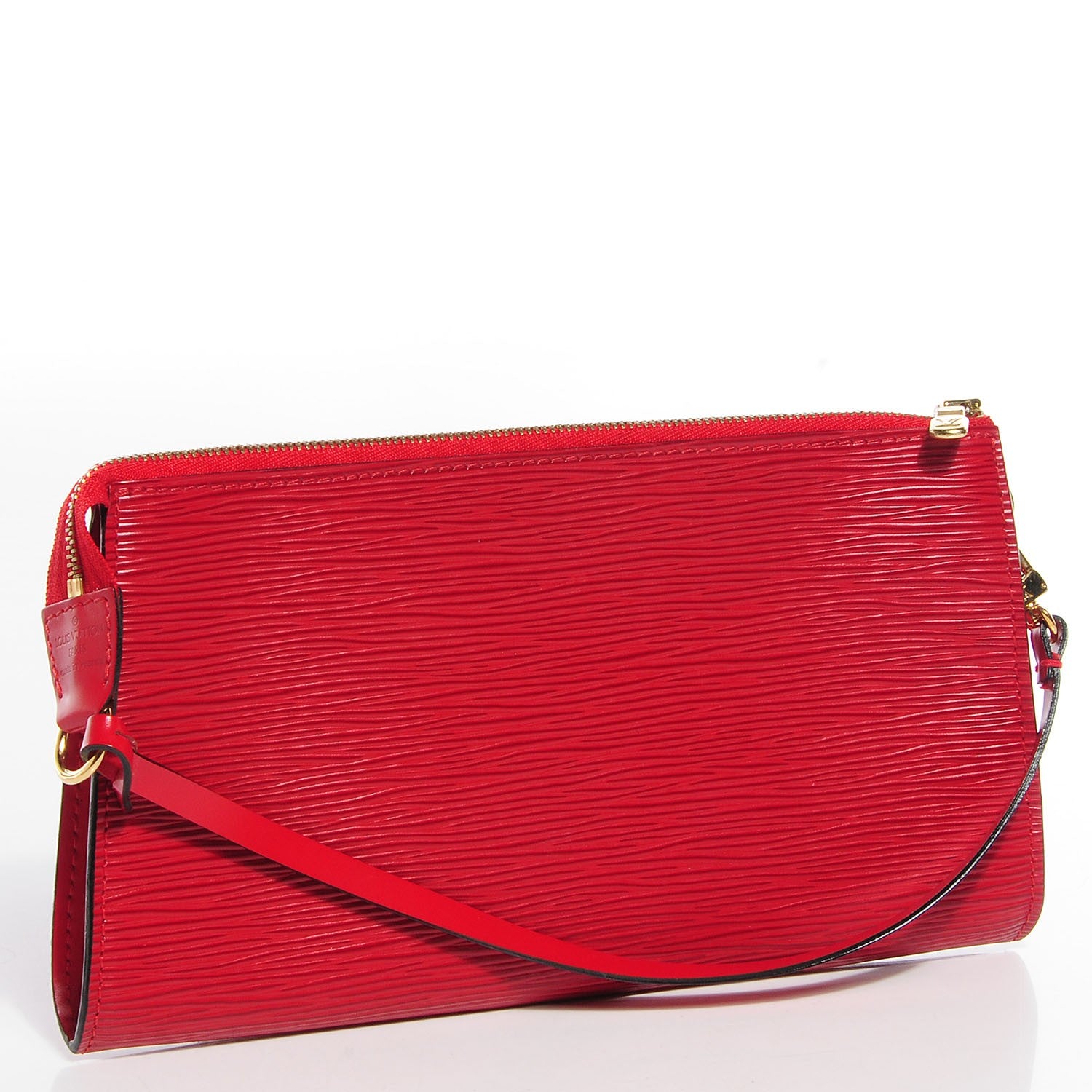 Louis Vuitton Epi Pochette Accessories 24 Castillan Red 3 of 7