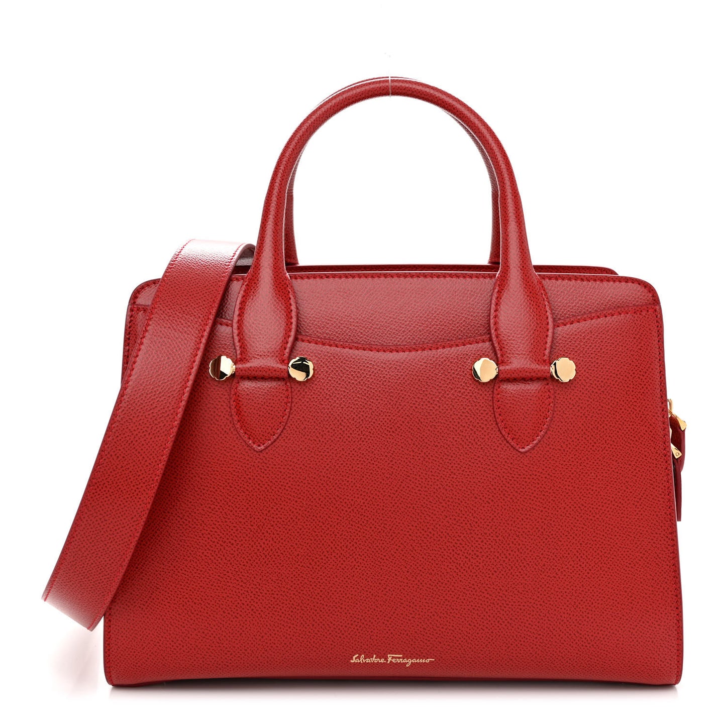 Hammered Calfskin Today Satchel Lipstick