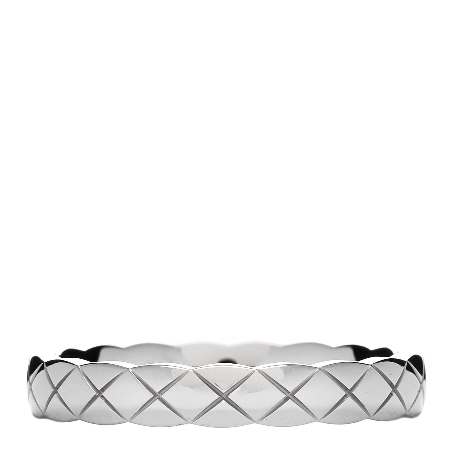 18K White Gold Mini Coco Crush Ring 54 6.75