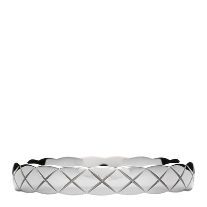 Chanel 18K White Gold Mini Coco Crush Ring 54 6.75 2 of 4