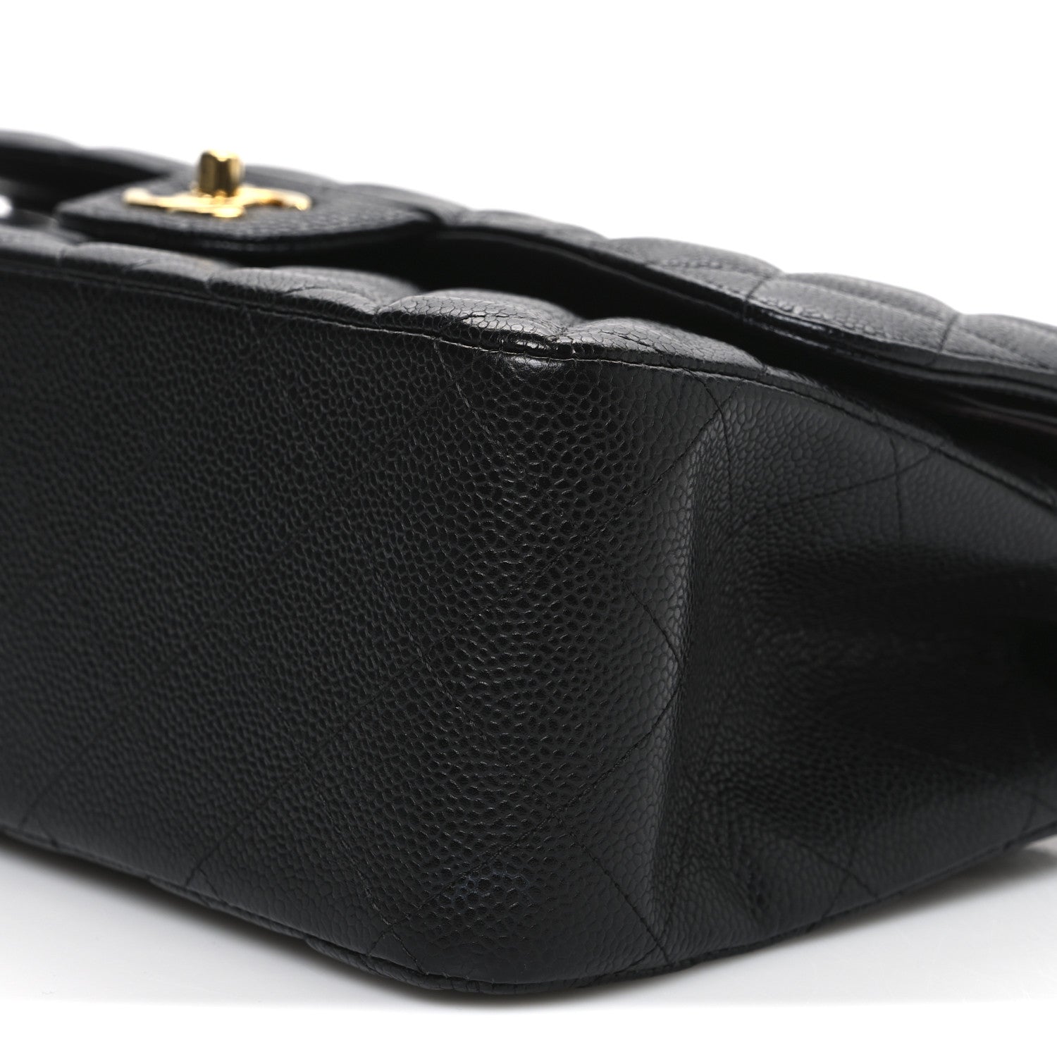 Chanel Caviar Quilted Jumbo Double Flap Black 9 of 11
