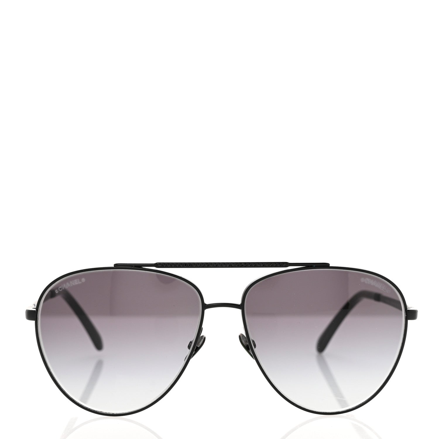 Chanel Metal Aviator Sunglasses 4279-B Black 2 of 7